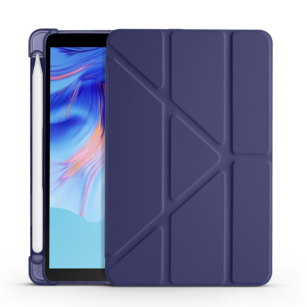 Honor Pad X7 8.7 Kılıf Zore Tri Folding Kalem Bölmeli Standlı Kılıf - 22