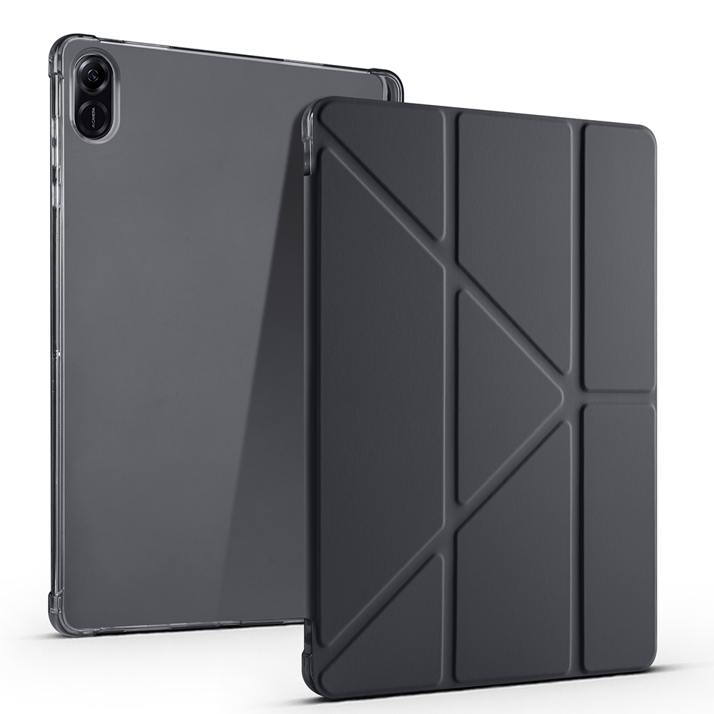 Honor Pad X8A Case Zore Tri Folding Stand Case with Pen Compartment - 3