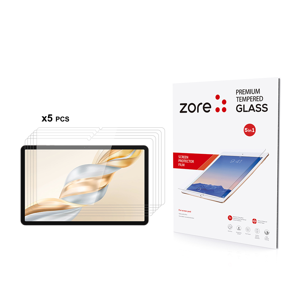 Honor Pad X9A Zore 5in1 Tablet Temperli Cam Ekran Koruyucu - 2