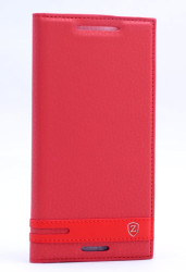 HTC Desier 830 Kılıf Zore Elite Kapaklı Kılıf Kırmızı
