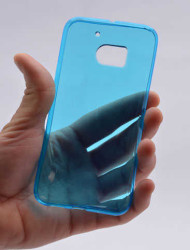 HTC Desire 10 Kılıf Zore Ultra İnce Silikon Kapak 0.2 mm Mavi