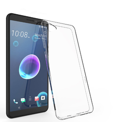 HTC Desire 12 Case Zore Süper Silikon Cover Colorless