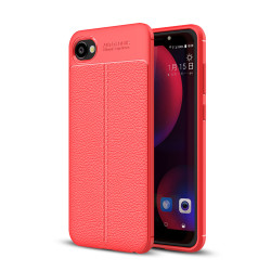 HTC Desire 12 Kılıf Zore Niss Silikon Kapak Kırmızı