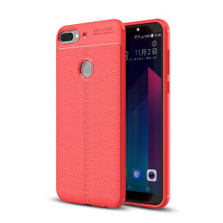 HTC Desire 12 Plus Kılıf Zore Niss Silikon Kapak Kırmızı