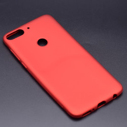 HTC Desire 12 Plus Kılıf Zore Premier Silikon Kapak Kırmızı