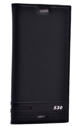 HTC Desire 530 Kılıf Zore Elite Kapaklı Kılıf Siyah