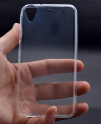 HTC Desire 530 Kılıf Zore Ultra İnce Silikon Kapak 0.2 mm Renksiz