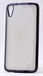 HTC Desire 828 Kılıf Zore Lazer Kaplama Silikon Siyah
