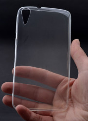 HTC Desire 828 Kılıf Zore Ultra İnce Silikon Kapak Renksiz