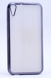 HTC Desire 830 Kılıf Zore Lazer Kaplama Silikon Siyah