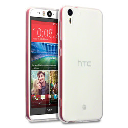 HTC Desire Eye Kılıf Zore Süper Silikon Kapak Renksiz
