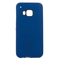 HTC One M9 Case Zore Line Silicon Cover Navy blue