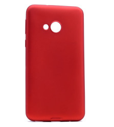 HTC U Play Kılıf Zore Premier Silikon Kapak Kırmızı