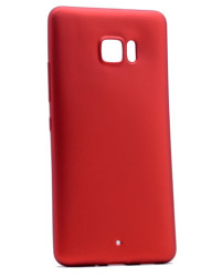 HTC U Ultra Kılıf Zore Premier Silikon Kapak Kırmızı