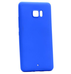 HTC U Ultra Kılıf Zore Premier Silikon Kapak Mavi