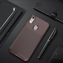 Huaewi Y6S 2019 Case Zore Negro Silicon Cover Brown