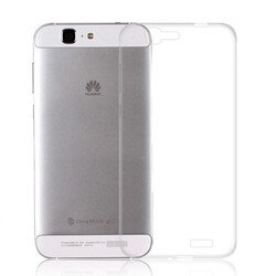 Huawei Ascend G7 Case Zore Süper Silikon Cover Colorless
