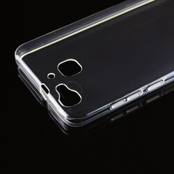 Huawei Ascend G8 Kılıf Zore Süper Silikon Kapak Renksiz