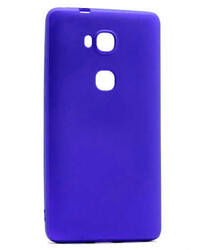 Huawei GR5 Kılıf Zore Premier Silikon Kapak Saks Mavi