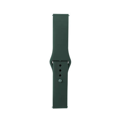 Huawei GT2 42mm Band Series 20mm Classic Band Silicone Strap Strap Pine Yeşil