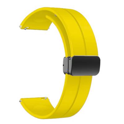 Huawei GT2 42mm KRD-84 20mm Silicone Band Açık Turuncu