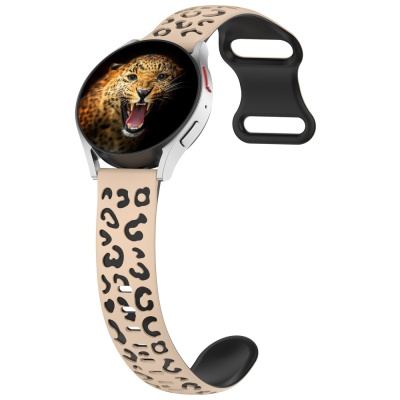 Huawei GT2 42mm Zore KRD-140 20mm Silicone Strap Bej-Siyah