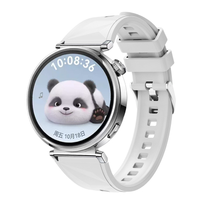 Huawei GT4 41mm Zore KRD-129 18mm Silikon Kordon Strap Kayış Beyaz