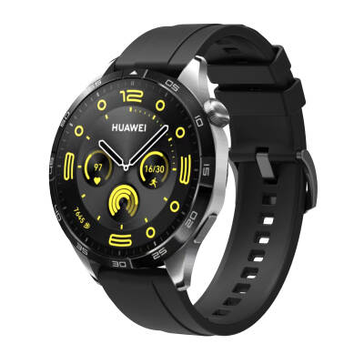 Huawei GT4 41mm Zore KRD-95 22mm Silicone Band Black