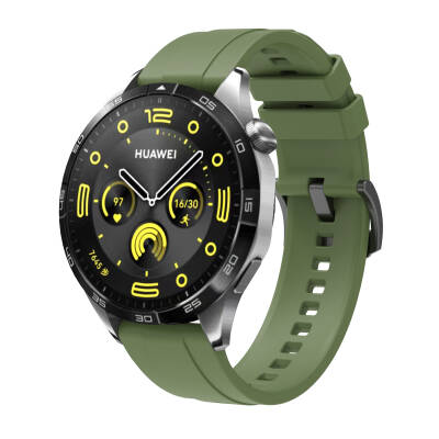 Huawei GT4 41mm Zore KRD-95 22mm Silicone Band Green