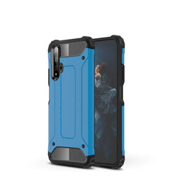 Huawei Honor 20 Case Zore Crash Silicon Cover Blue
