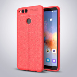 Huawei Honor 7X Kılıf Zore Niss Silikon Kapak Kırmızı