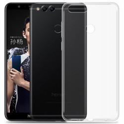 Huawei Honor 7X Kılıf Zore Ultra İnce Silikon Kapak 0.2 mm Renksiz