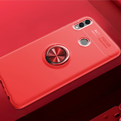 Huawei Honor 8C Kılıf Zore Ravel Silikon Kapak Kırmızı