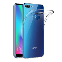 Huawei Honor 9 Lite Kılıf Zore Süper Silikon Kapak Renksiz