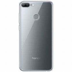 Huawei Honor 9 Lite Kılıf Zore Ultra İnce Silikon Kapak 0.2 mm Füme