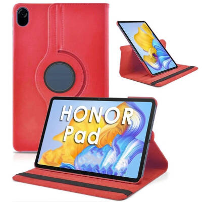 Huawei Honor Pad X9 11.5' Zore Dönebilen Standlı Kılıf Kırmızı