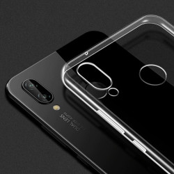 Huawei Honor Play Kılıf Zore Ultra İnce Silikon Kapak 0.2 mm Renksiz