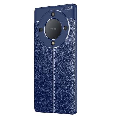 Huawei Honor X 9A Case Zore Niss Silicone Cover Navy blue