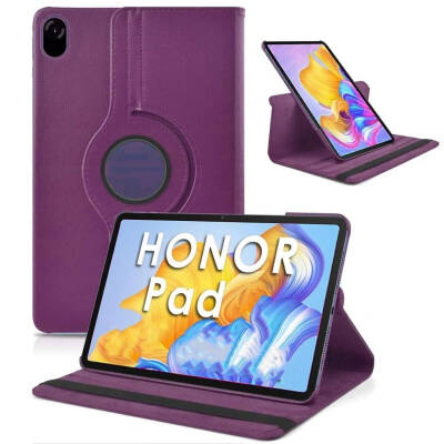 Huawei Honor X8 Pro 11.5' Hard Rotatable Stand Case Purple