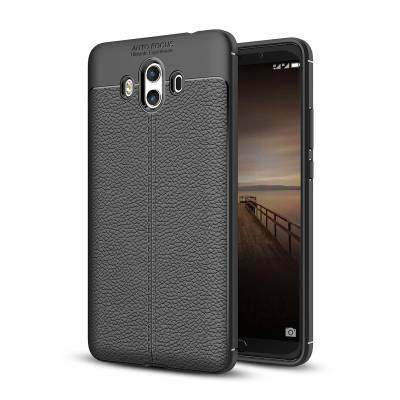 Huawei Mate 10 Case Zore Niss Silicone Cover Black