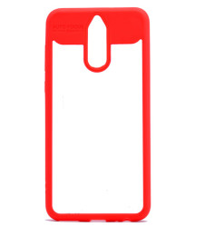 Huawei Mate 10 Lite Kılıf Zore Buttom Kapak Kırmızı
