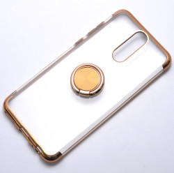 Huawei Mate 10 Lite Kılıf Zore Gess Silikon Gold