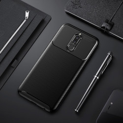 Huawei Mate 10 Lite Kılıf Zore Negro Silikon Kapak Siyah