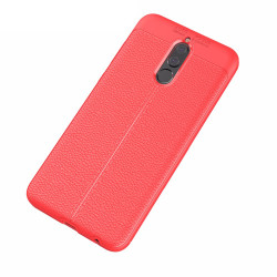 Huawei Mate 10 Lite Kılıf Zore Niss Silikon Kapak Kırmızı