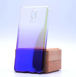 Huawei Mate 10 Lite Kılıf Zore Renkli Transparan Kapak Mor