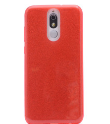Huawei Mate 10 Lite Kılıf Zore Shining Silikon Kırmızı