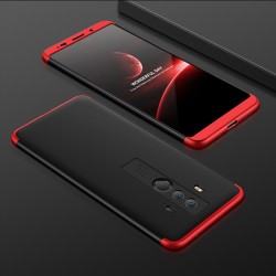 Huawei Mate 10 Pro Kılıf Zore Ays Kapak Siyah-Kırmızı