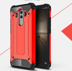 Huawei Mate 10 Pro Kılıf Zore Crash Silikon Kapak Kırmızı