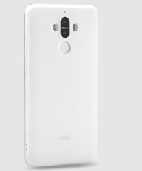 Huawei Mate 10 Pro Kılıf Zore İmax Silikon Kamera Korumalı Beyaz