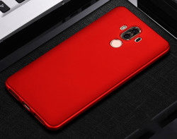 Huawei Mate 10 Pro Kılıf Zore İmax Silikon Kamera Korumalı Kırmızı